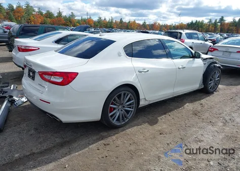 2019 Maserati Quattroporte S Q4 from USA, damaged, VIN ZAM56YRA5K1308577